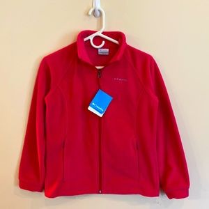 Columbia Girls Zip Fleece Size L